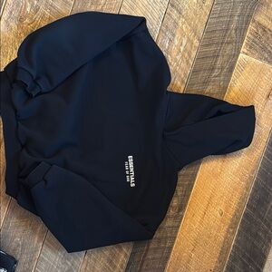 Black Essentials Hoodie